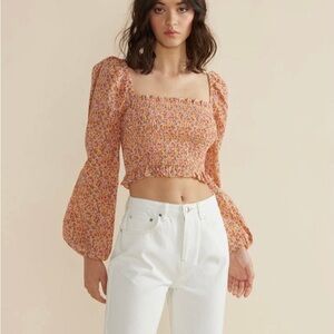 Mink Pink Morwell Floral Top